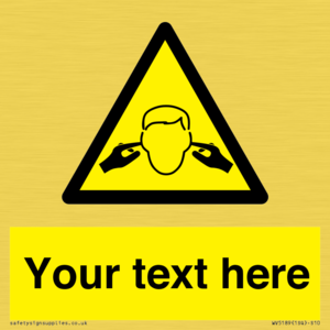 Custom Noise Hazard Sign